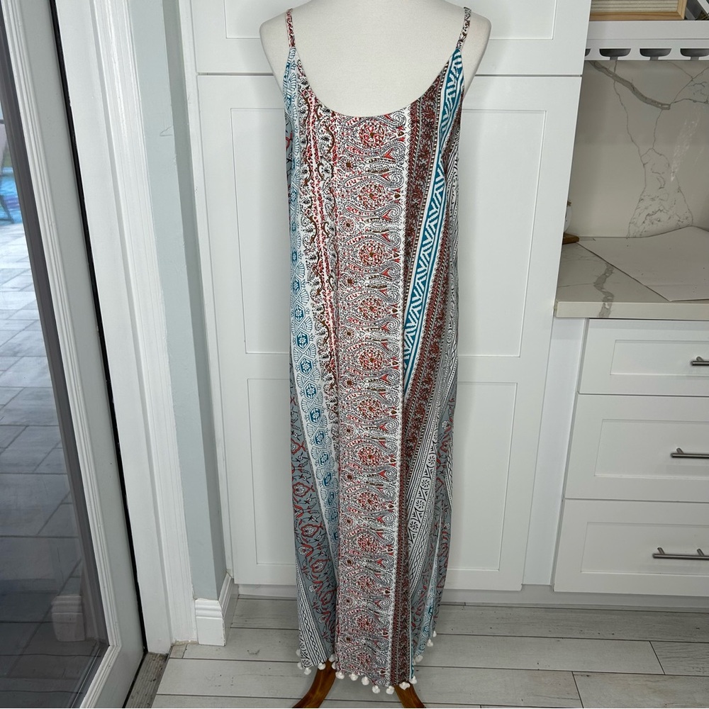 Roller Rabbit Batik Multicolored Patterned Maxi Dress - Picture 2 of 7